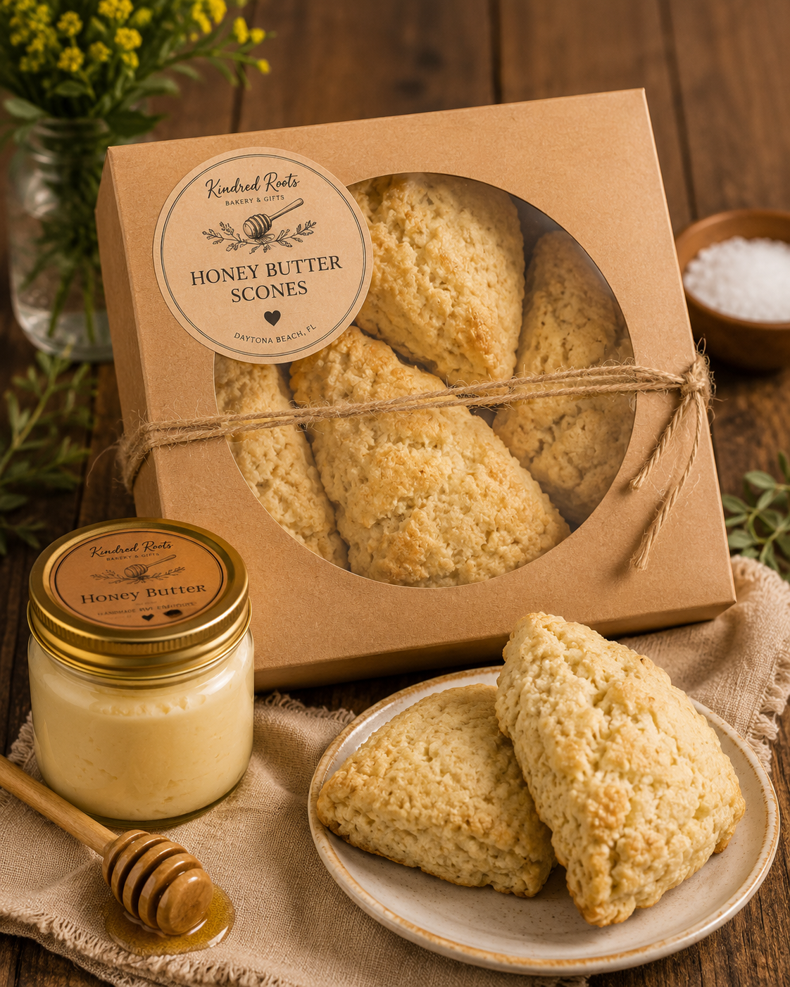 Honey Butter Scones