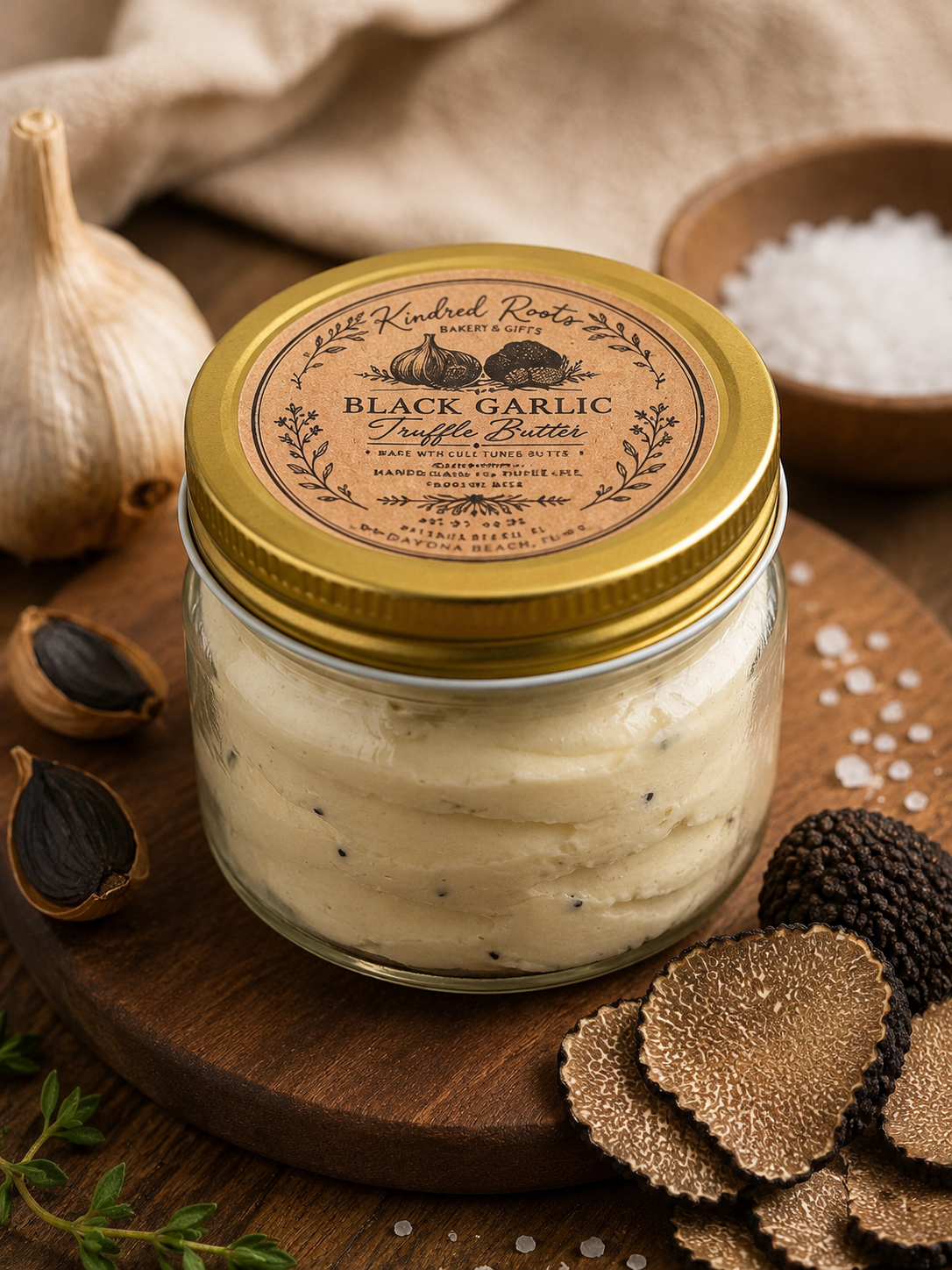 Black Garlic Truffle Butter