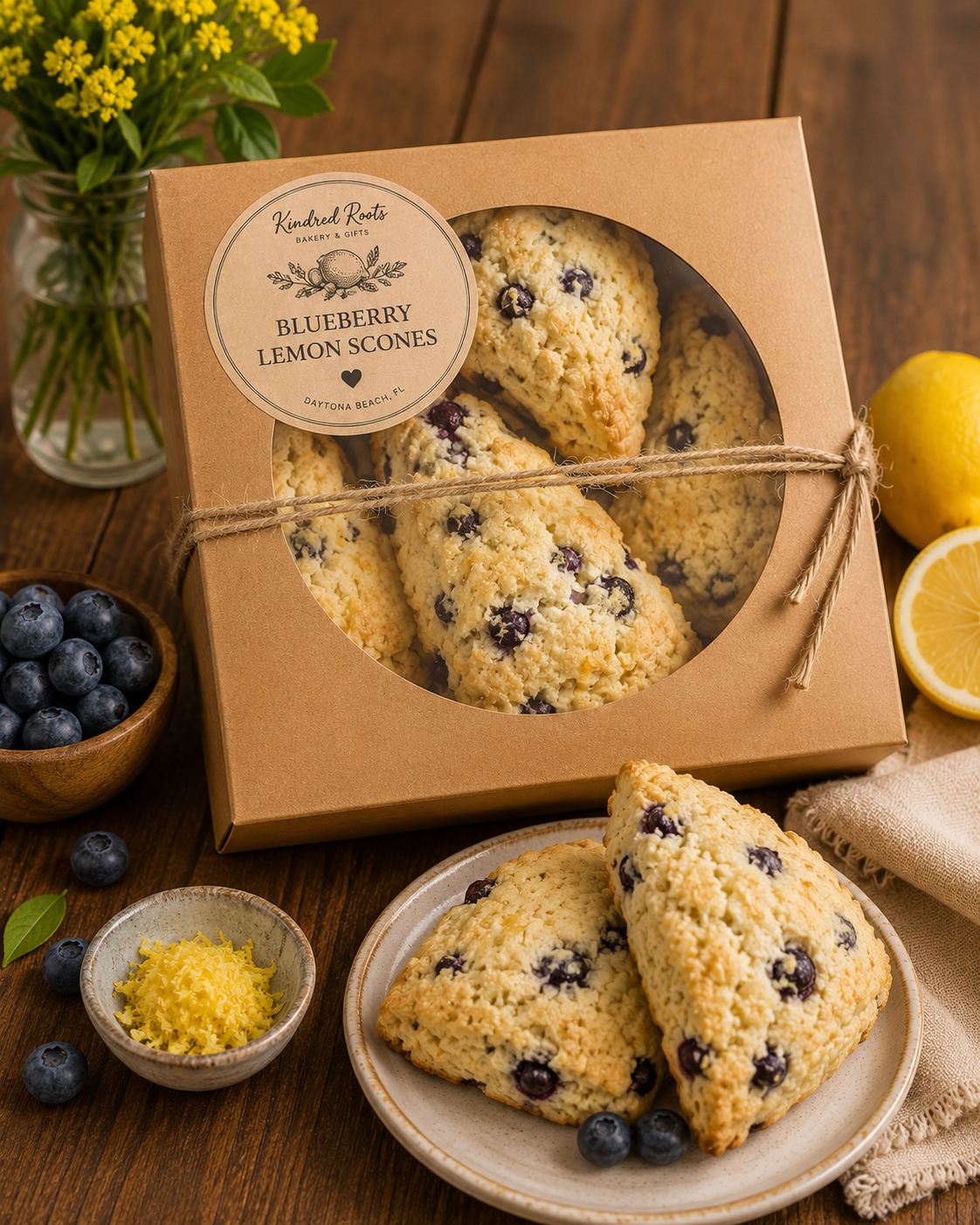 Blueberry Lemon Scones