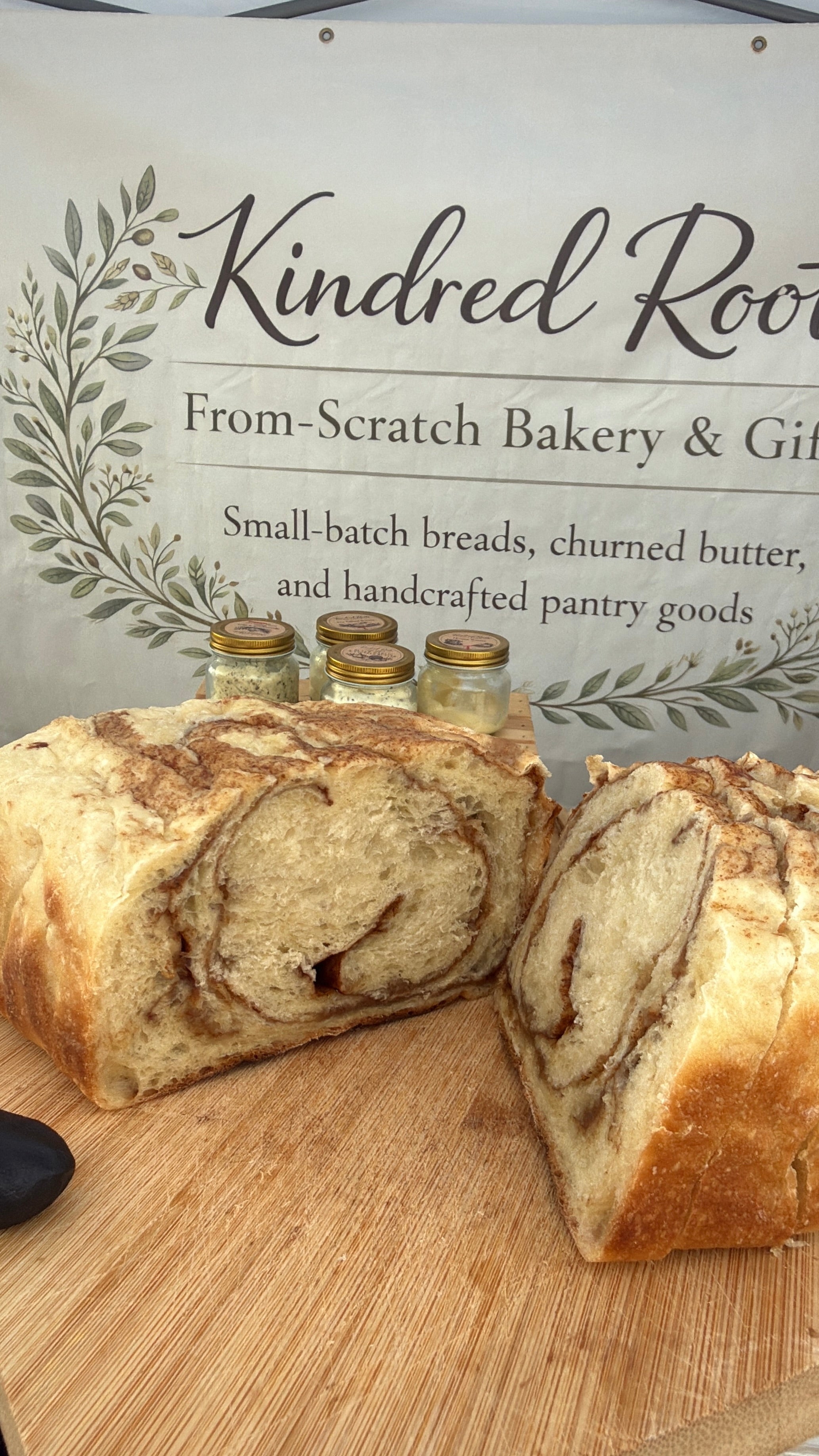 Cinnabon brown sugar swirl artisan bread